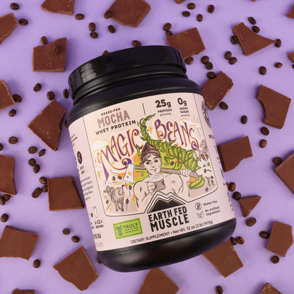 Earth Fed Muscle  Chocolate Shakeup Chocolate Grass-Fed Whey Protein 2 LB