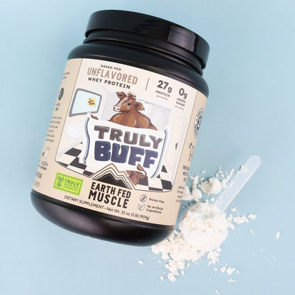 Earth Fed Muscle  Chocolate Shakeup Chocolate Grass-Fed Whey Protein 2 LB
